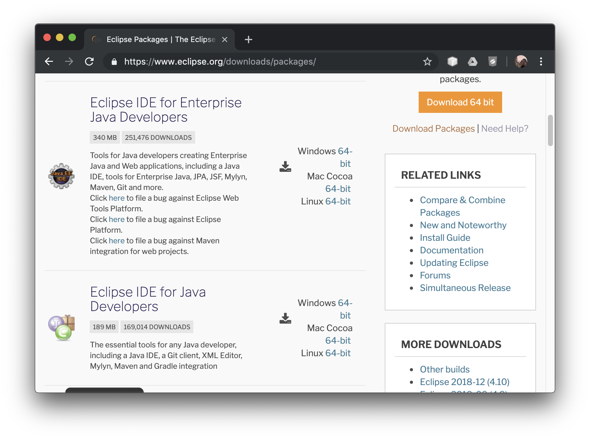 download eclipse ee for windows