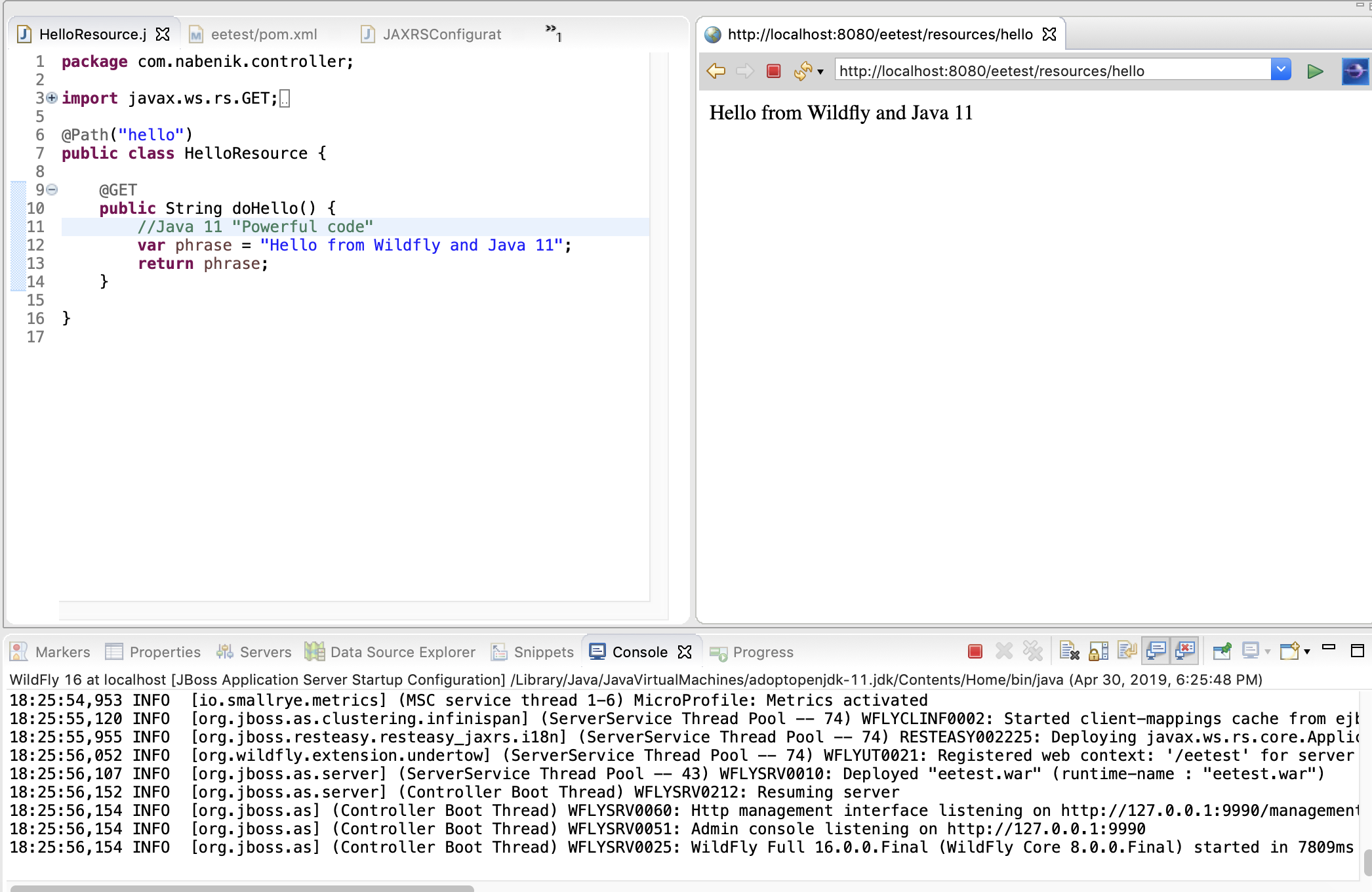 eclipse java vs java ee